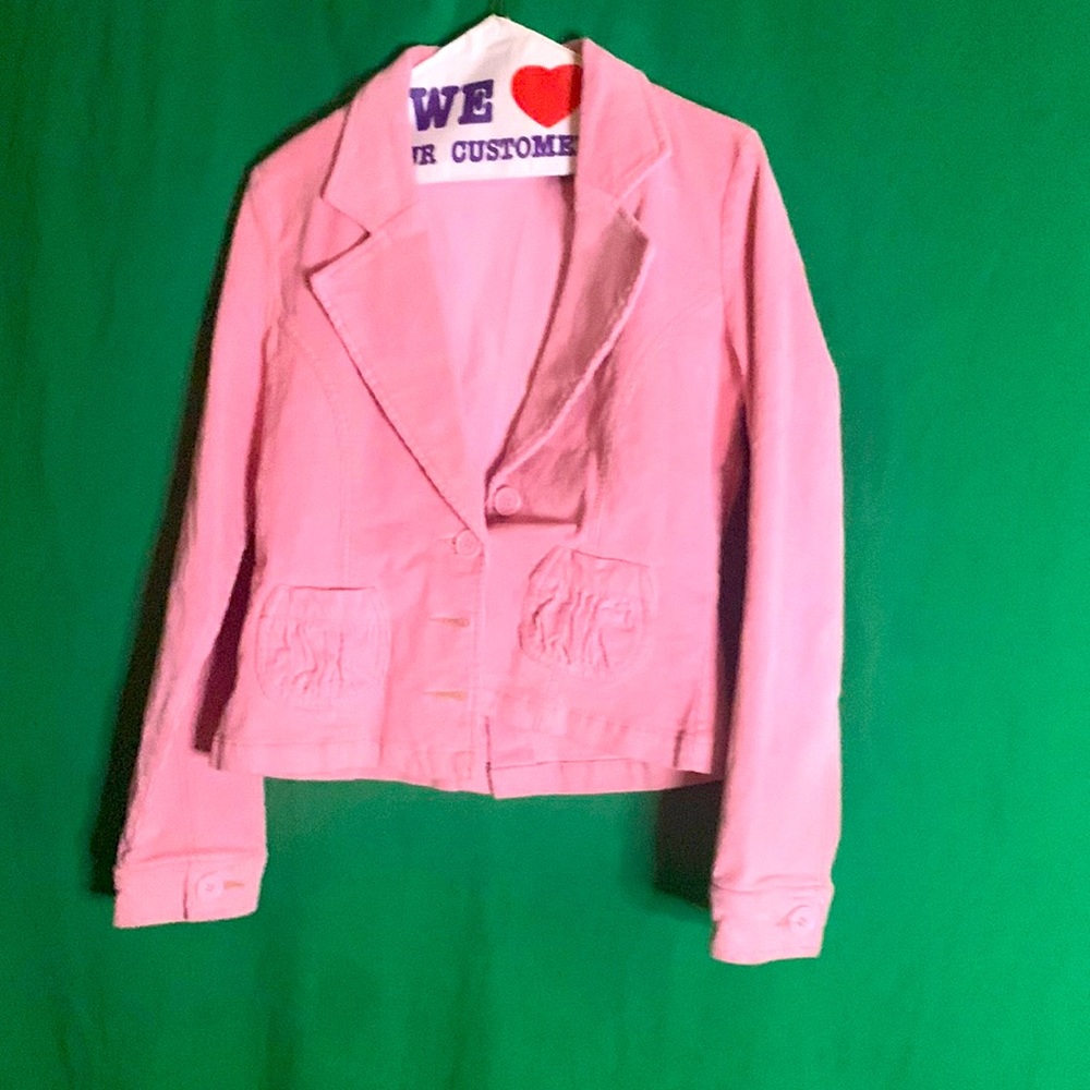 Jean connection pink corduroy jacket size M
